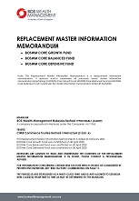 RMIM BOSWM Core Funds RMIM BOSWM Core Funds